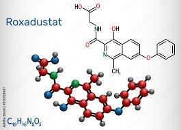 roxadustat molecule it is prolyl