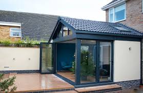 Contemporary Garden Room Bifold Open