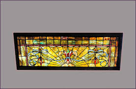Large Stained Glass Transom Window