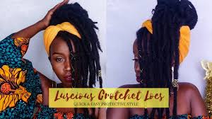Installation by crocheting offers a world of possibilities. Double Ended Crotchet Faux Locs Tutorial Sistar Kenya Super Dread Youtube