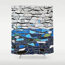 Stained Glass Painting Shower Curtain