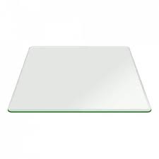 Clear Square Glass Table Top