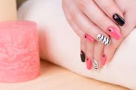 zebra nails easy zebra print nail art