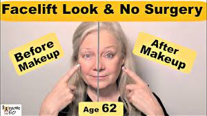 the look of a facelift with makeup