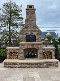 Outdoor Fireplace And Pizza Ovens