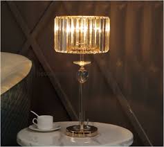 Modern Design Table Lamp Crystal Glass