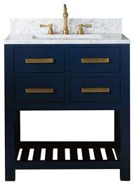 24 tennant brand felix modern navy blue sink bathroom vanity. Madalyn 30 Monarch Blue Bathroom Vanity Transitional Bathroom Vanities And Sink Consoles By Parma Home Houzz
