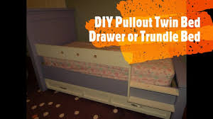 Find practical twin xl bed with storage solutions. Diy Pullout Twin Bed Drawer Or Trundle Bed Youtube