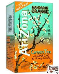 arizona mandarin orange green tea