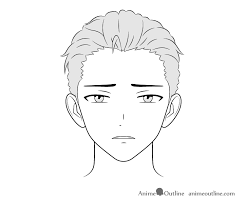 How to draw a easy way to draw a realistic eye for beginners step by step. How To Draw Male Anime Characters Step By Step Animeoutline