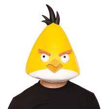 angry birds yellow bird costume mask
