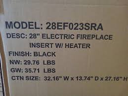 Electric Heater Fireplace Insert