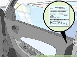 3 Ways To Find The Paint Color Code On Ford Vehicles Wikihow