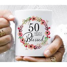 50th birthday gifts for woman 50 year