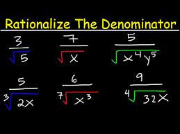 Rationalize The Denominator And