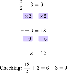 Solve Equations With Fractions Steps