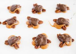 Kraft caramels candy squares make your day a little sweeter with a classic candy favorite that practically melts in your mouth. Easy 4 Ingredient Chocolate Turtles I Heart Naptime