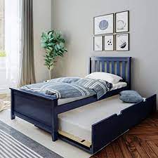 ( 5.0) out of 5 stars. Amazon Com Max Lily Solid Wood Twin Size Trundle Bed Blue Furniture Decor