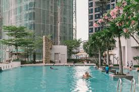 There is an outdoor swimming pool at the hotel. Maxhouse Swiss Garden Residences Kl Bukit Bintang Apartments Kuala Lumpur