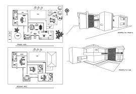 Isometric Elevation View And Floor Plan
