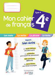 Calaméo - Mon Cahier De Français 4e
