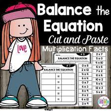 the equation multiplication facts