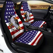 Car Seat Covers Custom Eagle Print Car