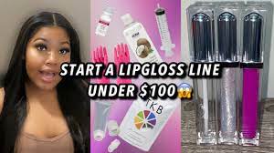 how to start a lipgloss business under