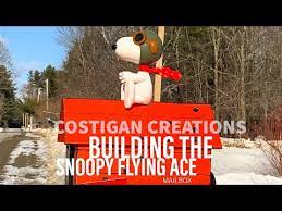 Snoopy Flying Ace Mailbox The Build