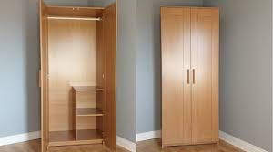 Adjustable hinges ensure that the doors hang straight. Ikea Brimnes Wardrobe With 2 Doors Assembly Youtube