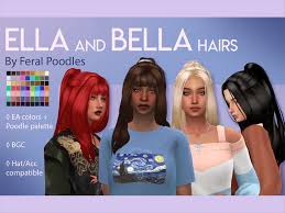 the sims resource bella hair