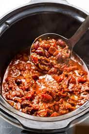 slow cooker chili easy crockpot chili