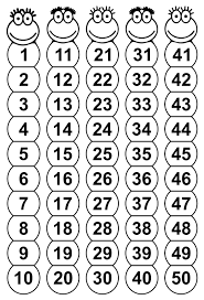 They also look good enough to be used for decorations. 10 Best Printable Number Grid 1 50 Printablee Com