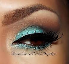 romantic turquoise eye makeup tutorial