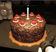 What Type Of Cake Is The Portal Cake gambar png