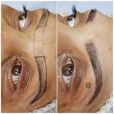 semi permanent eyebrows hair stroke