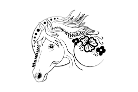 Christmas Horse Svg Free Svg Cut Files Create Your Diy Projects Using Your Cricut Explore Silhouette And More The Free Cut Files Include Svg Dxf Eps And Png Files