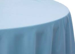 132 Baby Blue Poly Round Linens And Events