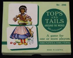 There are more than 60 included, ranging in difficulty from easy to hard, and able to entertain anywhere from two to a table full. Ferd Piatnik Sons Tops And Tails Around The World Card Game Vienna 296 220425578