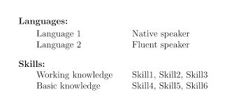Language skills cv fluent basic   Online Writing Lab Resume Language Skills Fluent Proficient Example Good Resume Resume Builder  Ratings Sample Resume Skills Section