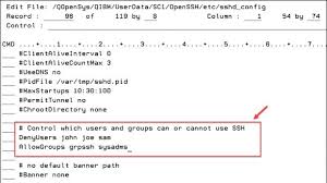 controlling access to ssh on ibm i mc