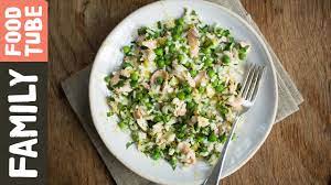 He adds a lot more herbs than the usual italian risotto but otherwise it's pretty accurate. Salmon Pea Risotto Recipe Video Jamie Oliver