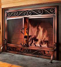 Choosing Fireplace Doors Screen Home
