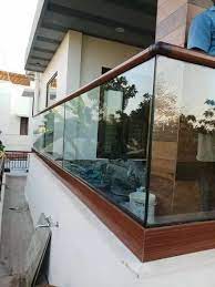 Balcony Glass Hand Railing