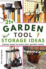 21 Great Garden Tool Storage Ideas