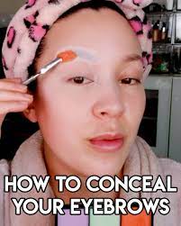 how to cover eyebrows for cosplay