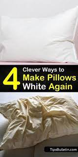 whiten pillows