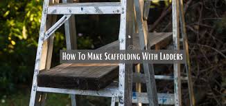 how to make scaffolding with ladders