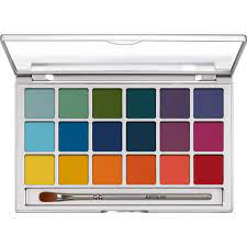 kryolan 5318 variety eye shadow palette v1 20g