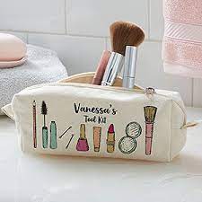 personalized makeup bags